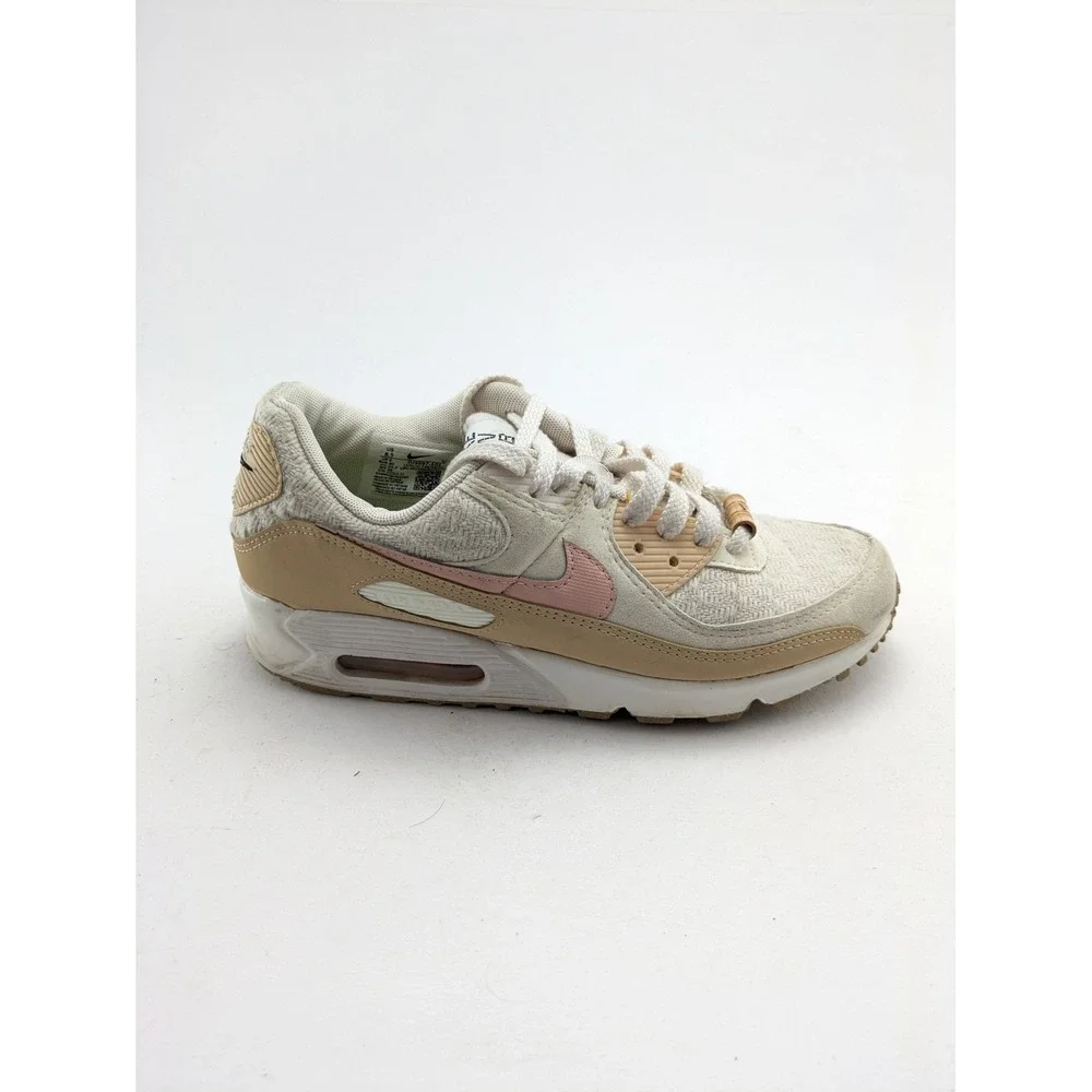 Womens Nike Air Max 90 SE Sun Club Beige White Casual Shoes DJ9997-101 Size 8.5 - Picture 3 of 7